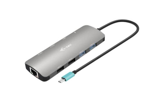 Obrázek i-tec USB-C Metal Nano 2x HDMI Docking Station, PD 100W