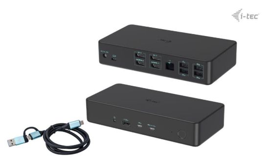 Obrázek i- tec USB 3.0/ USB- C/ Thunderbolt 3 Professional Dual 4K Display Dock.st. Gen2, PD 100 W