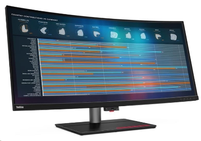 Obrázek LENOVO LCD P40w-20 + MC50 - 39.7", IPS, mat, prohnutý, 1000:1, DP, HDMI, TB4, RJ45, VESA,Piv