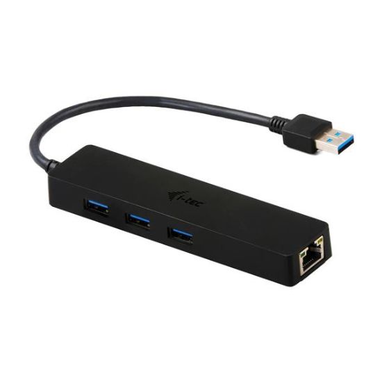 Obrázek i-tec USB 3.0 Slim HUB 3 Port + Gigabit Ethernet Adapter