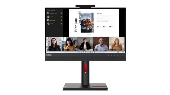 Obrázek LENOVO LCD TIO 22 Gen5 - 21.5",IPS, matný, 16:9, 250cd/m2, 1000:1, DP, USB, VESA, Pivot, repro, cam
