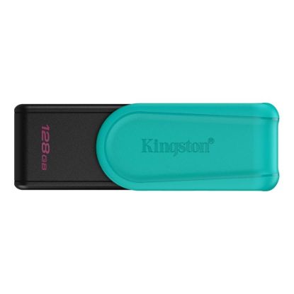 Obrázek Kingston Flash Disk 128GB USB3.2 Gen 1 DataTraveler Exodia S (Black + Turquoise)