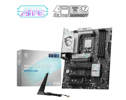 Obrázek MSI MB Sc LGA1851 B860 GAMING PLUS WIFI, Intel B860