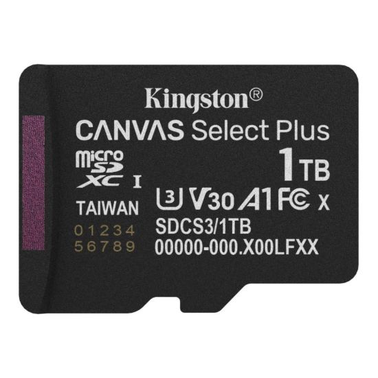 Obrázek Kingston MicroSDXC karta 1TB Canvas Select Plus, U3, V30, A1
