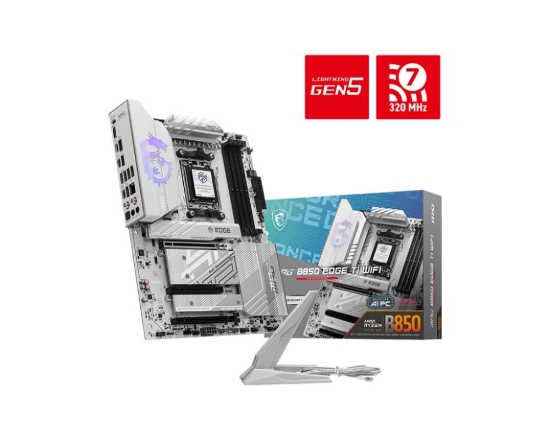 Obrázek MSI MB Sc AM5 MPG B850 EDGE TI WIFI, AMD B850, 4xDDR5, 1xHDMI, WiFi, ATX