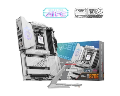 Obrázek MSI MB Sc AM5 MAG MPG X870E EDGE TI WIFI, AMD X870E, 4xDDR5, 2xThunderbolt, 1xHDMI, WiFi, ATX