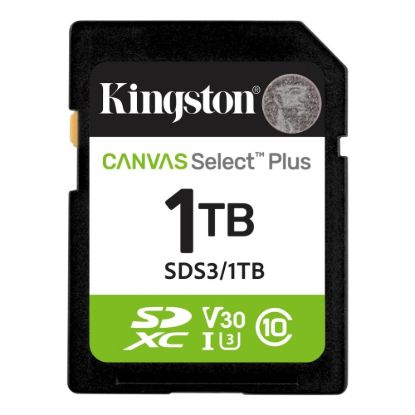 Obrázek Kingston SDXC karta 1TB Canvas Select Plus, U1, V10, A1