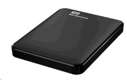 Obrázek WD Elements Portable 1TB, Externí HDD, USB 3.0, černá