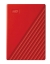 Obrázek WD My Passport Portable 4TB, Externí HDD, USB 3.0, červená