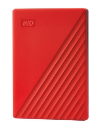 Obrázek WD My Passport Portable 2TB, Externí HDD, USB 3.0, červená