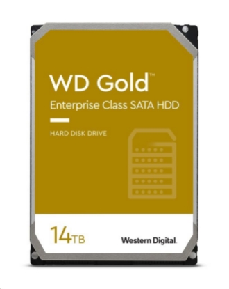 Obrázek WD GOLD WD142KRYZ 14TB, SATA III 3.5", 512MB 7200RPM, 262MB/s, CMR, Enterprise