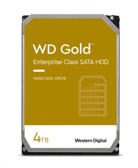 Obrázek WD GOLD WD4004FRYZ 4TB, SATA III 3.5", 256MB 7200RPM, 267MB/s, CMR, Enterprise