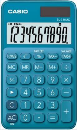 Obrázek CASIO kalkulačka SL 310UC BU, Kapesní kalkulátor