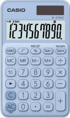 Obrázek CASIO kalkulačka SL 310UC LB, Kapesní kalkulátor