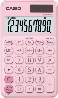 Obrázek CASIO kalkulačka SL 310UC PK, Kapesní kalkulátor