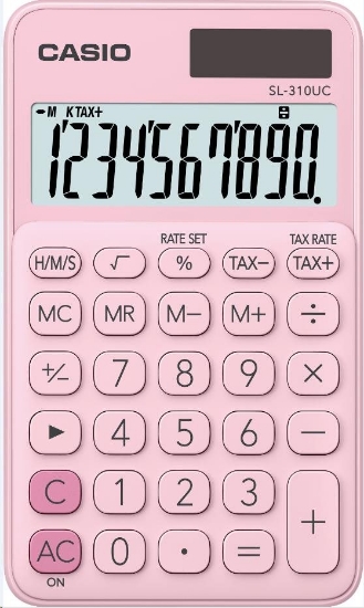 Obrázek CASIO kalkulačka SL 310UC PK, Kapesní kalkulátor