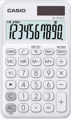 Obrázek CASIO kalkulačka SL 310UC WE, Kapesní kalkulátor
