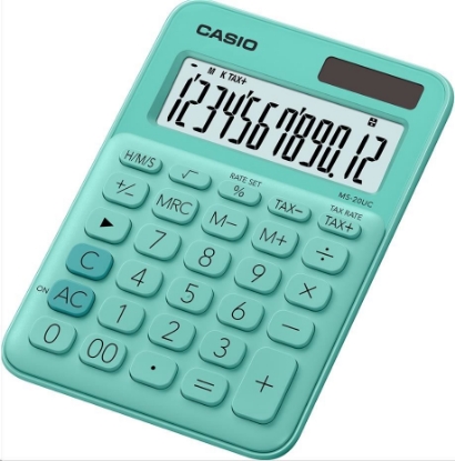 Obrázek CASIO kalkulačka MS 20UC GN, Stolní kalkulátor