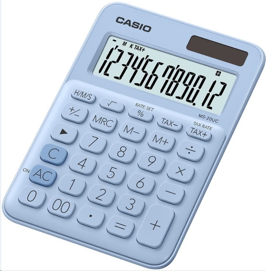 Obrázek CASIO kalkulačka MS 20UC LB, Stolní kalkulátor