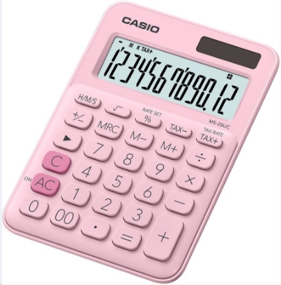 Obrázek CASIO kalkulačka MS 20UC PK, Stolní kalkulátor