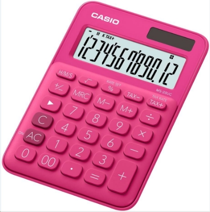 Obrázek CASIO kalkulačka MS 20UC RD, Stolní kalkulátor