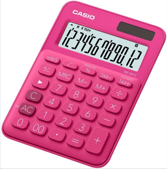 Obrázek CASIO kalkulačka MS 20UC RD, Stolní kalkulátor