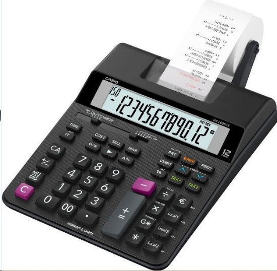 Obrázek CASIO kalkulačka HR 200 RCE, Tiskový klakulátor