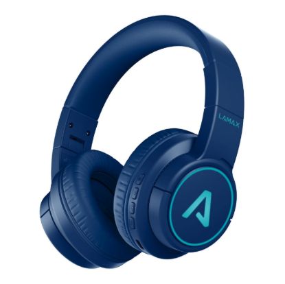 Obrázek LAMAX GlowKid1 - dětská náhlavní sluchátka - blue