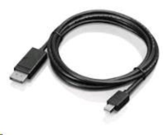 Obrázek LENOVO adaptér Mini-DisplayPort to DisplayPort Monitor Cable - přenos signálu přes miniDP na DisplayPort