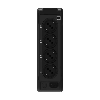 Obrázek Eaton 3P Ellipse UPS DIN, 700 VA, 420 W, Vstup: C14, Výstupy: (3) Typ E, (1) Pouze přepěťová ochrana Typ E, Tower