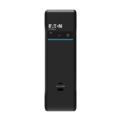 Obrázek Eaton 3P Ellipse UPS USB FR, 700 VA, 420 W, Vstup: C14, Výstupy: (3) Typ E, (1) Pouze přepěťová ochrana Typ E, USB nabíj