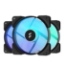 Obrázek FRACTAL DESIGN ventilátor Aspect 12 RGB PWM Black Frame 3-pack, 120mm