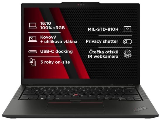 Obrázek LENOVO NTB ThinkPad X13 AMD G4 - Ryzen5 PRO 7540U,13.3" WUXGA,16GB,512SSD,IRcam,W11P