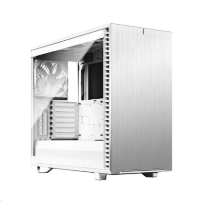 Obrázek FRACTAL DESIGN skříň Define 7 Clear Tempered Glass Midi Tower, bílá, bez zdroje