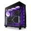 Obrázek NZXT skříň H6 Flow RGB dvoukomorová / MidT / 3x120mm RGB fan / 2xUSB 3.2 / USB-C / prosklená / černá