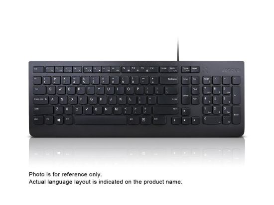 Obrázek LENOVO klávesnice drátová Essential Wired Keyboard - CZ/SK