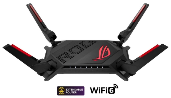 Obrázek ASUS GT-AX6000 (AX6000) WiFi 6 Extendable Gaming Router, 2.5G porty, AiMesh, 4G/5G Mobile Tethering