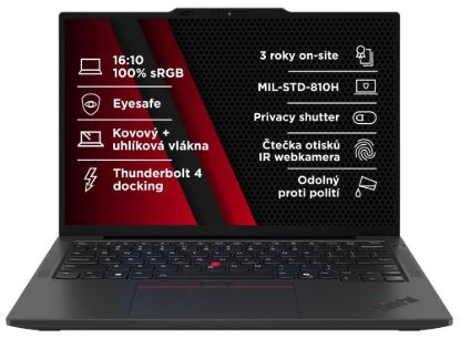 Obrázek LENOVO NTB ThinkPad X13 AMD G6 - Ryzen7 AI PRO 350,13.3" WUXGA,32GB,1TBSSD,IRcam,W11P