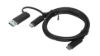 Obrázek LENOVO kabel USB- C to 2x USB- C Cable 1m