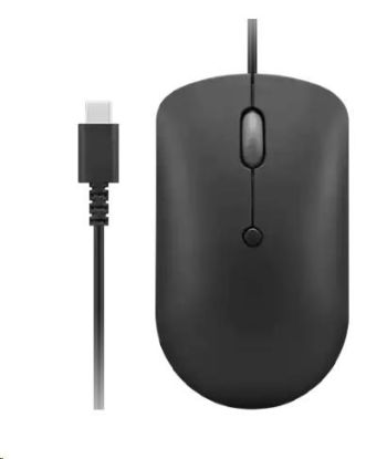 Obrázek LENOVO 400 USB- C Wired Compact Mouse
