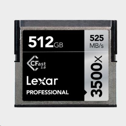 Obrázek Lexar Pro 3500X Cfast (VPG-130) R525/W445 512GB