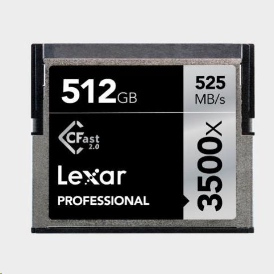 Obrázek Lexar Pro 3500X Cfast (VPG-130) R525/W445 512GB