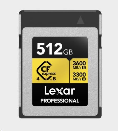 Obrázek Lexar CFexpress 4.0 Pro Gold R3600/W3300 512GB