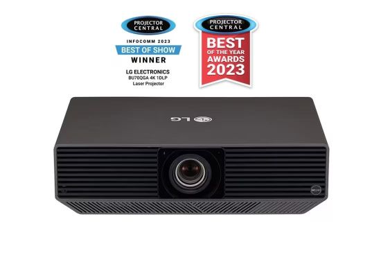 Obrázek LG projektor BU70QGA.AEU - DLP, laser, 3840x2160 UHD, 7000 ANSI, 3xHDMI, USB-A, DP, RS232, RJ45, 2x5W repro, WebOS