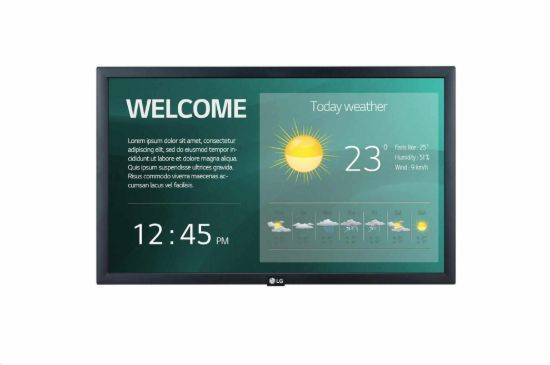 Obrázek LG 22" signage 22SM3G FHD, 250nit, 16h, WebOS 4.0