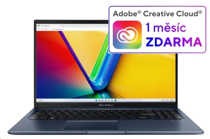 Obrázek ASUS NTB Vivobook 15 (M1502YA-NJ699W), R7-5825U, 15.6" 1920 x 1080, 16GB, 512GB SSD, AMD Radeon, W11 Home, Blue