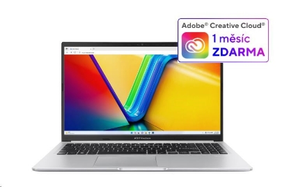 Obrázek ASUS NTB Vivobook 15 (X1502VA-NJ882W), i5-13420H, 15.6" 1920x1080, 16GB, 1TB SSD, Iris X, W11 Home, Cool Silver