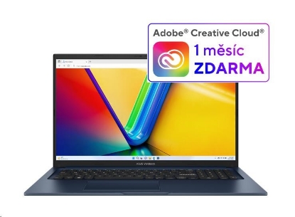 Obrázek ASUS NTB Vivobook 15 (X1504VA-NJ2866W), iCore 5 120U, 15.6" FHD, 16GB, 512GB SSD, Intel, W11 Home, Quiet Blue