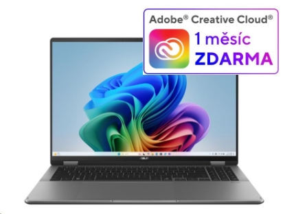 Obrázek ASUS NTB Vivobook 16 Flip (TP3607SA-OLED021W), Ultra 7-256V, 16" 2880 x 1800, 16GB, 1TB SSD, Arc, W11 Home, Gray