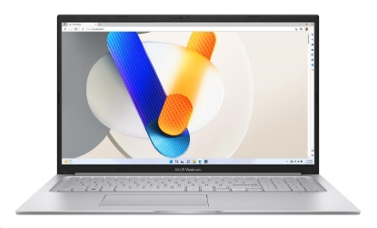 Obrázek ASUS NTB Vivobook 17 (X1704VA-AU527W), i5-1334U, 17.3" 1920x1080, 16GB, 1TB SSD, Intel Iris, W11 Home, Cool Silver
